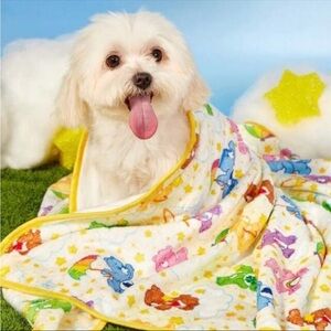 Care Bears Pet Cat, Dog Plush Blanket, Licensed, Petsin, NEW